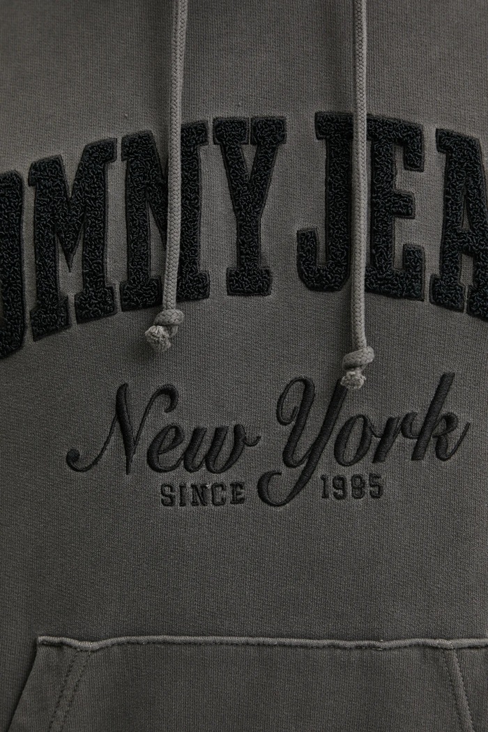 Tommy Jeans bluza bawełniana DM0DM20263 szary