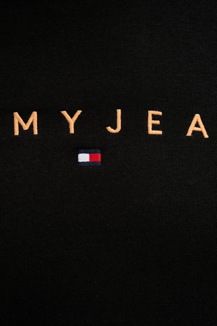 Tommy Jeans kapucnis melegítőfelső férfi pamut DM0DM20746 fekete
