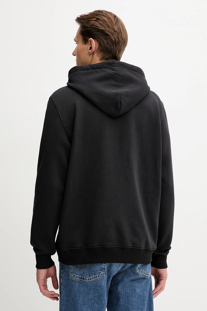 Tommy Jeans Mikina s kapucňou pánska s bavlnou DM0DM20746 čierna AA00