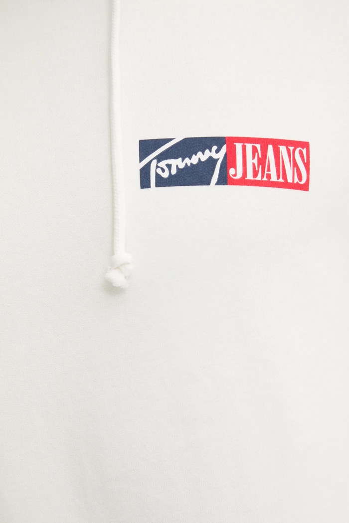 Dječja pamučna dukserica Tommy Jeans DM0DM20257 bež