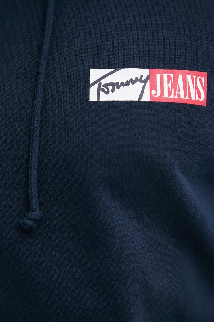 Tommy Jeans gyerek melegítőfelső pamutból DM0DM20257 sötétkék