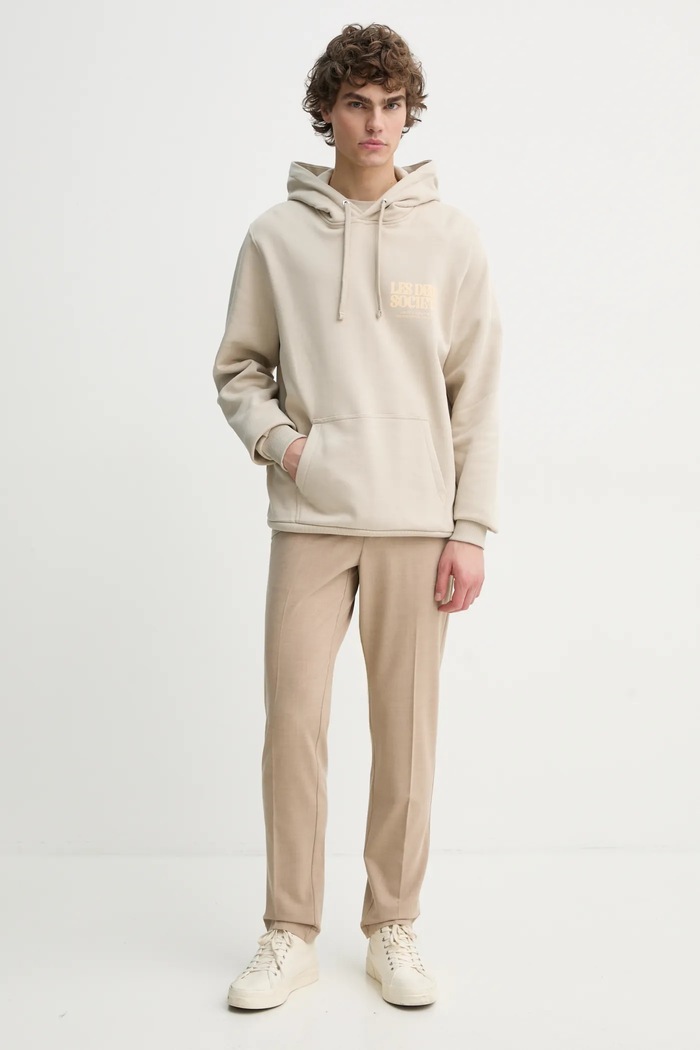 Les Deux bluza bawełniana LDM202049 beżowy SS25