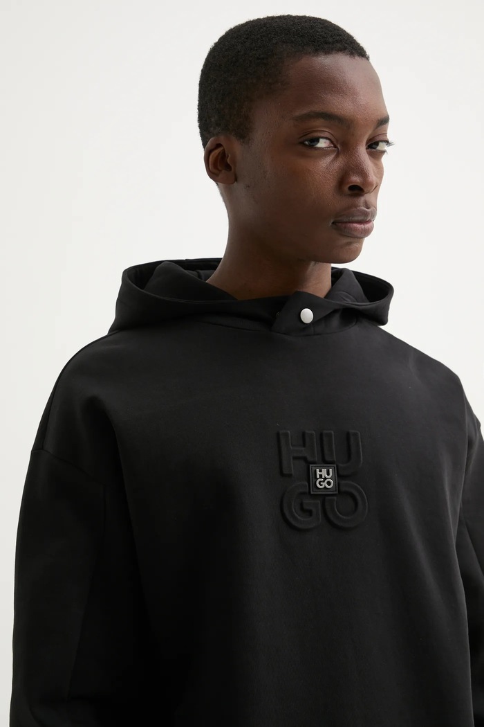 HUGO bluza czarny 50530191