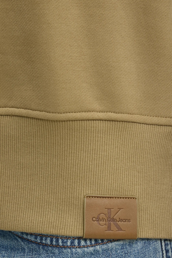 Bavlněná mikina Calvin Klein Jeans J30J326748 zelená