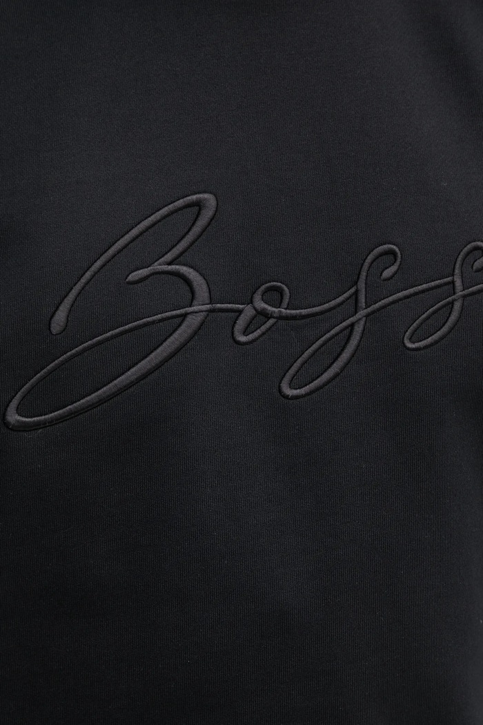 BOSS bluza bawełniana 50531310 czarny