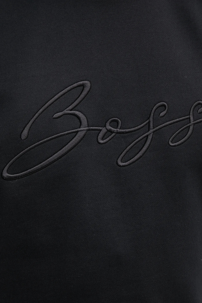 BOSS bluza bawełniana 50531310 czarny