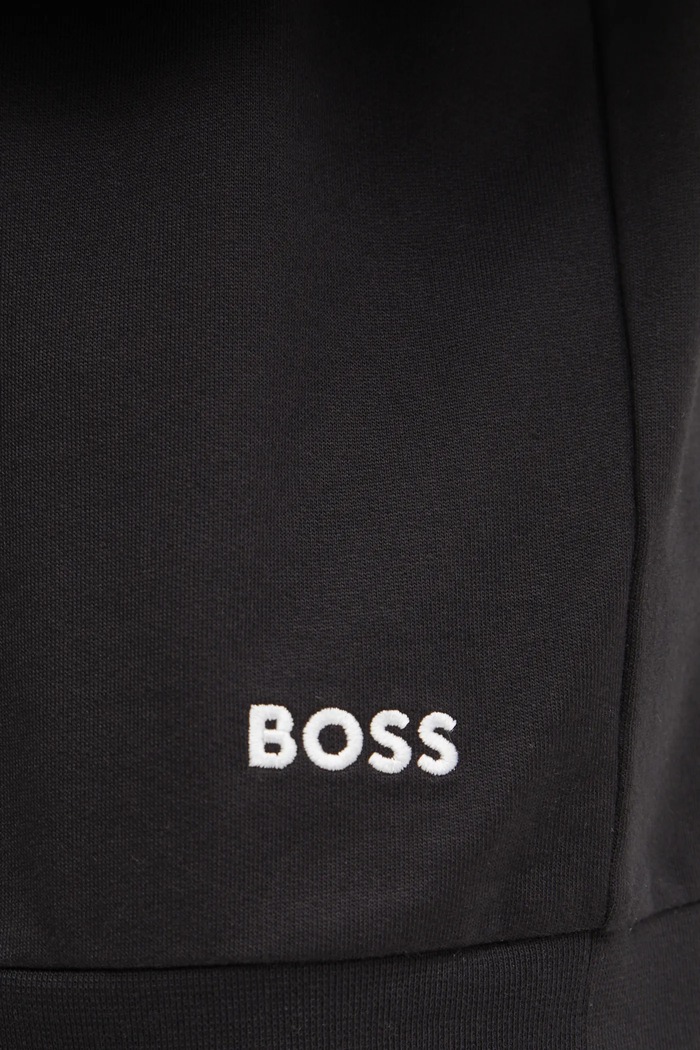 Bavlněná mikina BOSS 50535787 černá