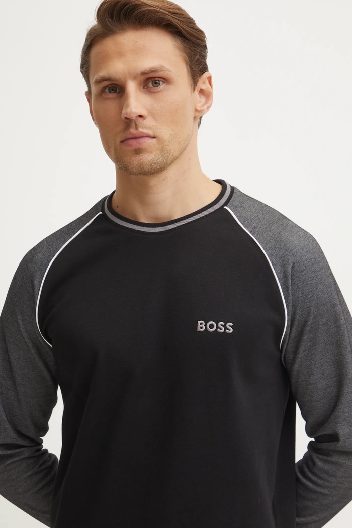 Mikina s kapucňou BOSS čierna 50535836
