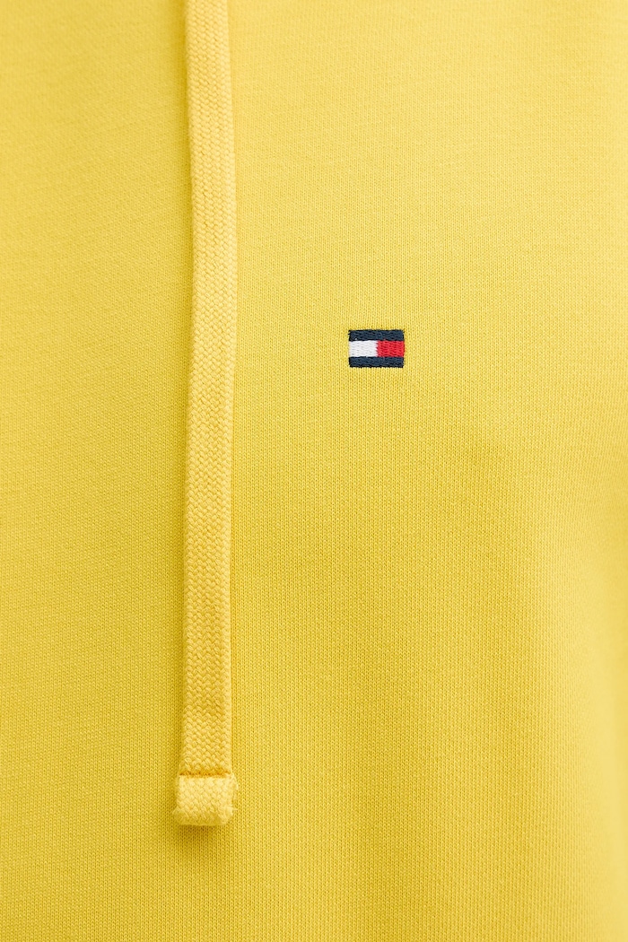 Tommy Hilfiger Hanorac cu glugă bărbătesc din bumbac MW0MW37235 galben