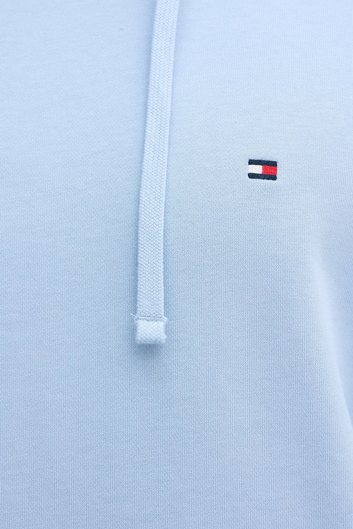 Tommy Hilfiger hanorac cu glugă bărbătesc din bumbac MW0MW37235 albastru