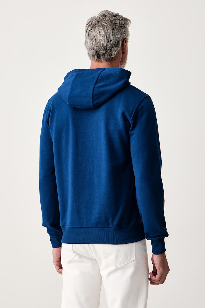 Odzież Tommy Hilfiger Bluza z kapturem męska bawełniana MW0MW37235 niebieski