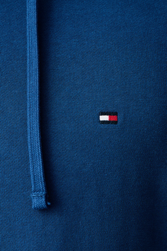 Bluza z kapturem męska bawełniana Tommy Hilfiger niebieski MW0MW37235