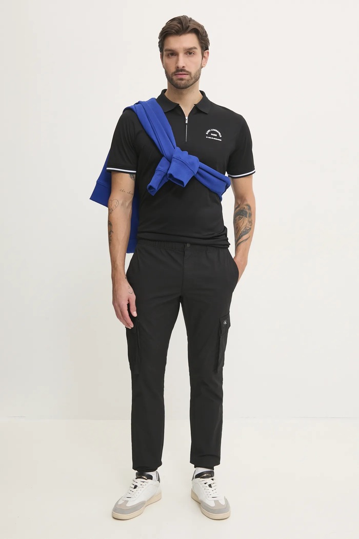 Tommy Hilfiger mikina s kapucňou pánska bavlnená MW0MW37235 modrá SS26