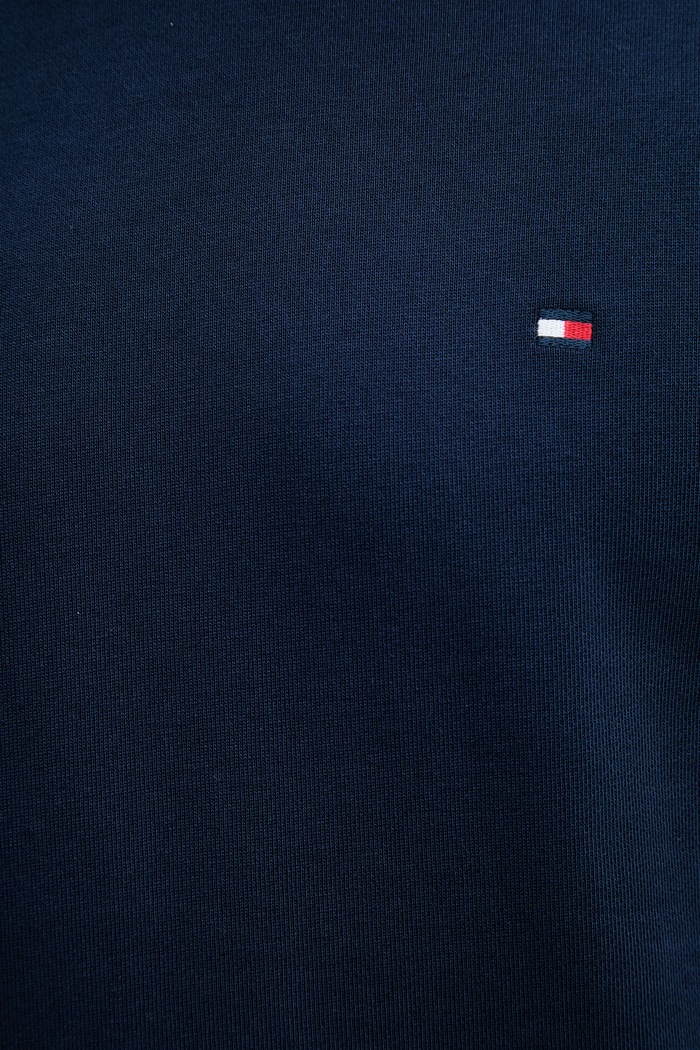 Tommy Hilfiger kapucnis melegítőfelső férfi pamut MW0MW37235 sötétkék