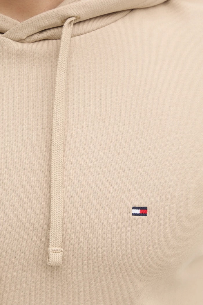 Tommy Hilfiger bluza z kapturem męska bawełniana MW0MW37235 beżowy