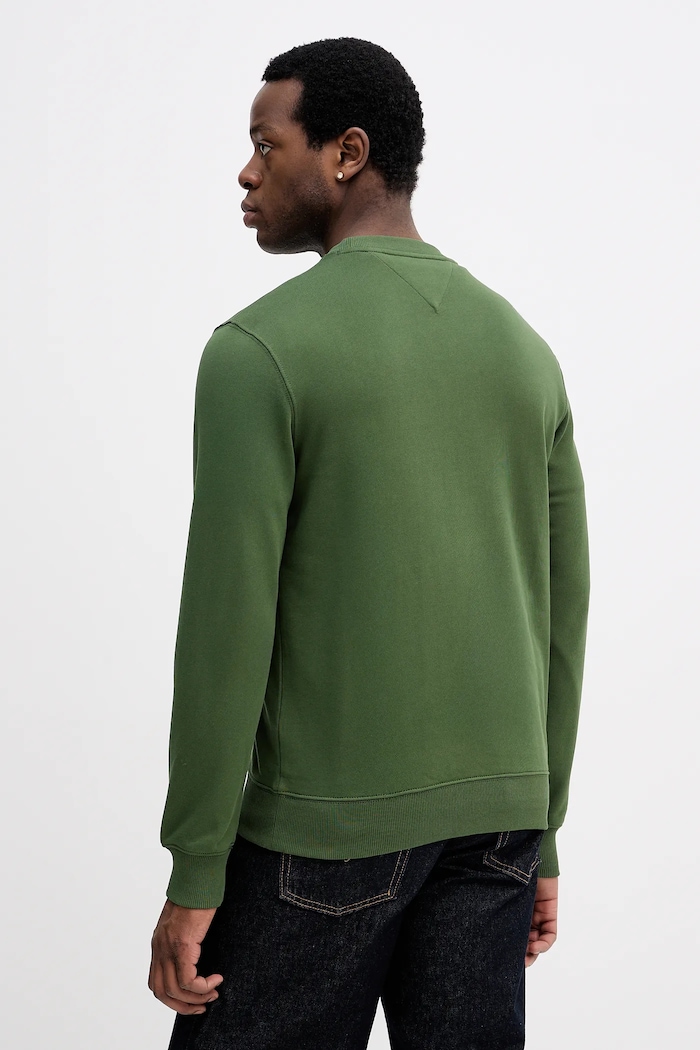 Îmbrăcăminte Tommy Hilfiger hanorac bărbați bumbac MW0MW37237 verde