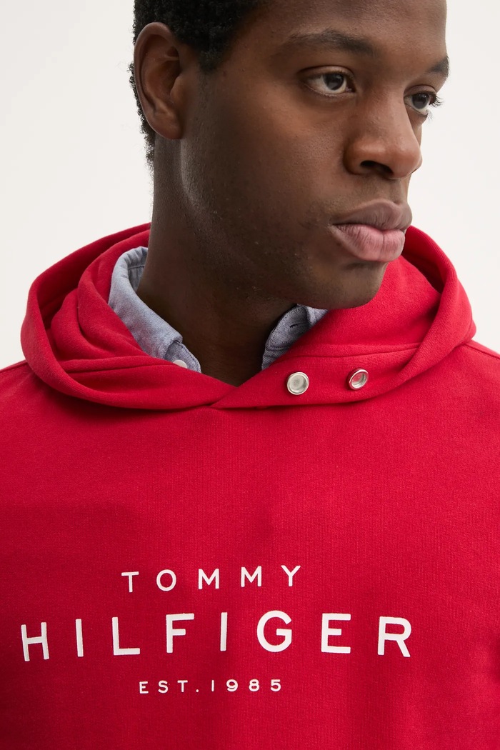 Mikina Tommy Hilfiger MW0MW37455 červená