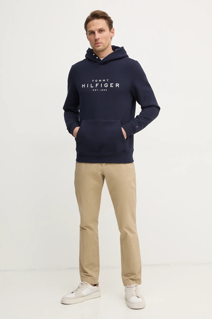 Dukserica Tommy Hilfiger MW0MW37455 mornarsko plava SS25