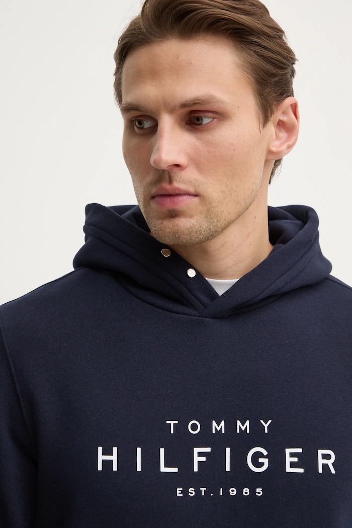 Dukserica Tommy Hilfiger mornarsko plava MW0MW37455
