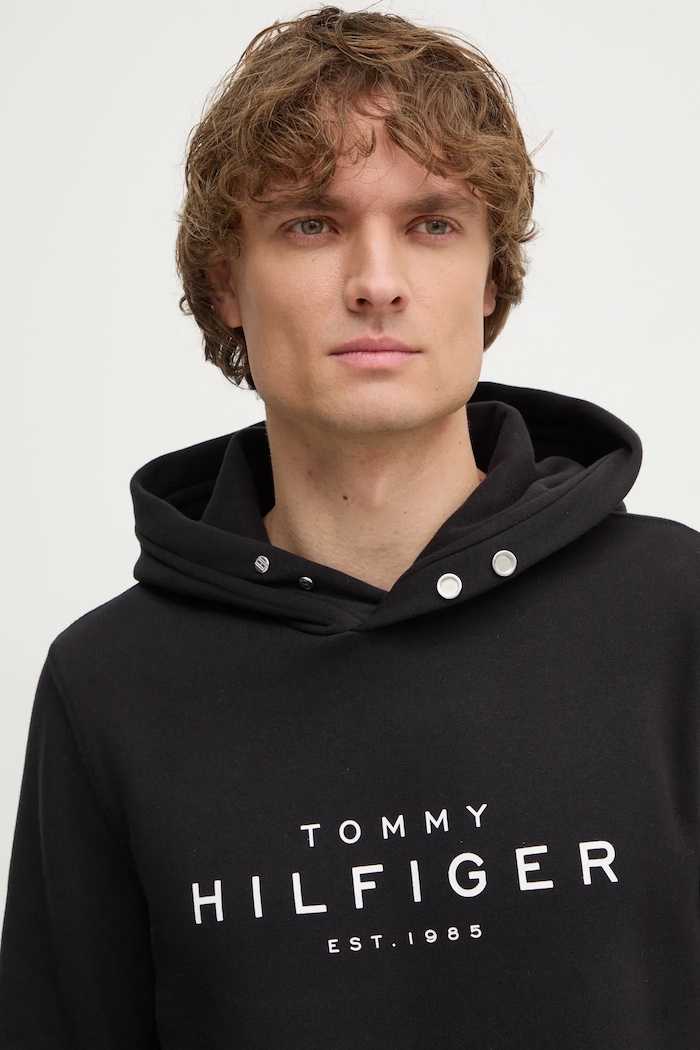 Μπλούζα Tommy Hilfiger μαύρο MW0MW37455