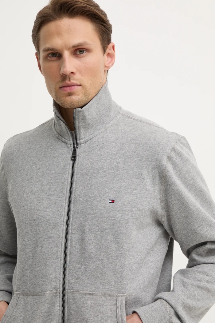 Mikina Tommy Hilfiger šedá MW0MW38083
