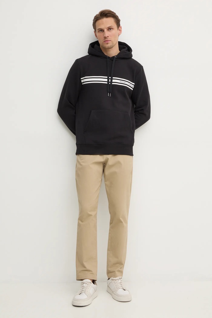 Mikina Tommy Hilfiger MW0MW38332 čierna SS25