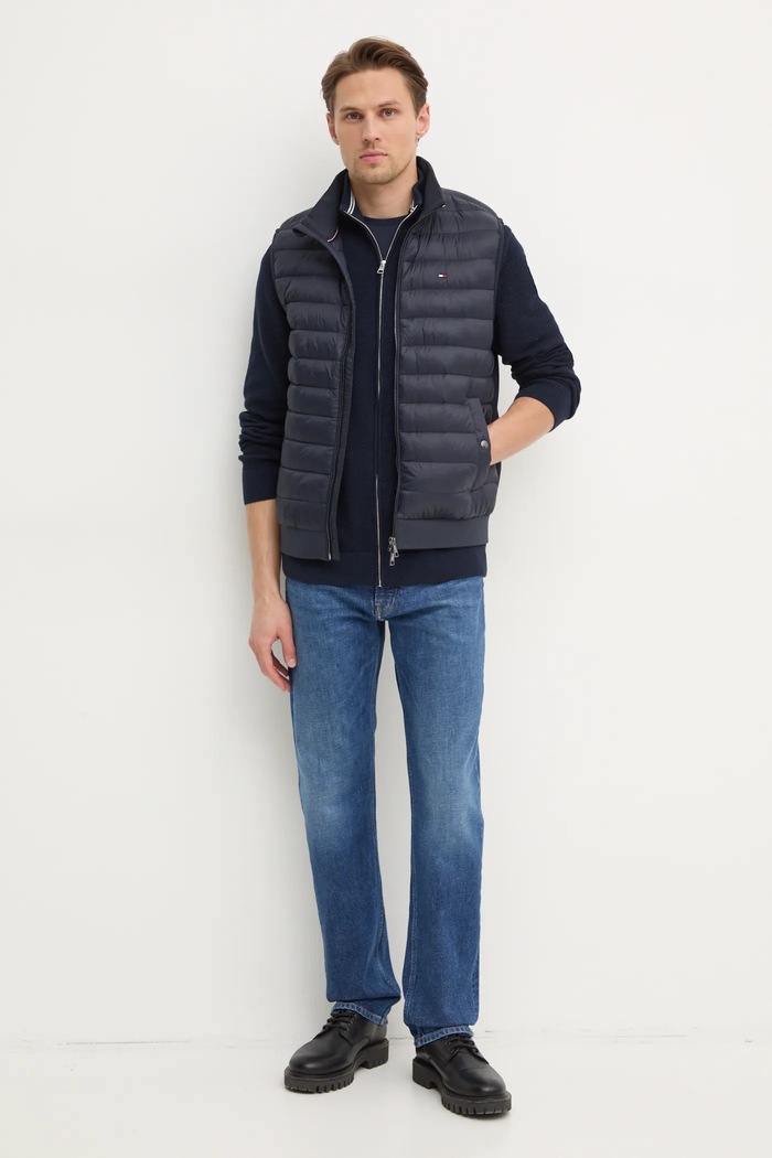 Елек Tommy Hilfiger MW0MW38982 тъмносин SS25