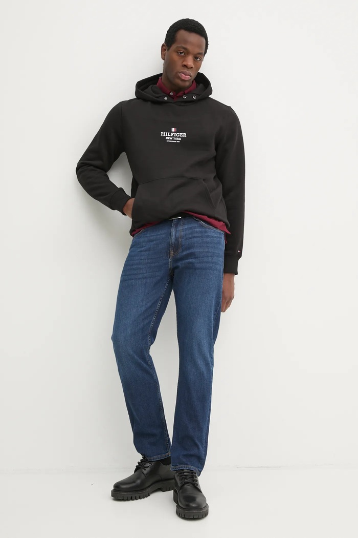 Tommy Hilfiger felső MW0MW39050 fekete SS25
