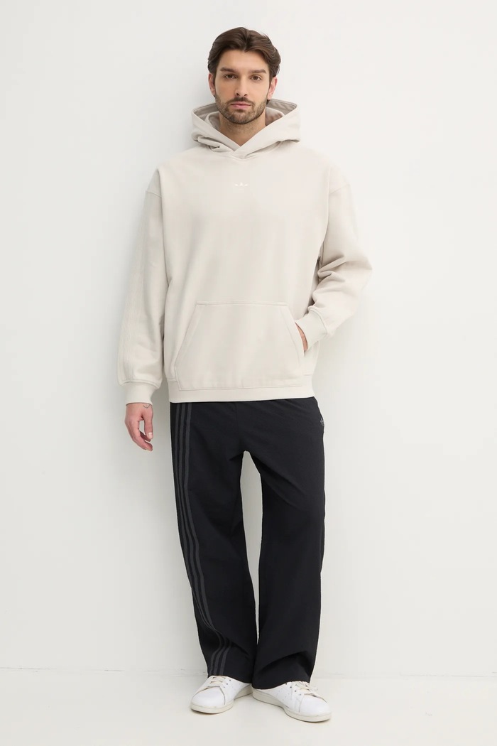 adidas Originals bluza bawełniana Essential JD3299 beżowy SS25