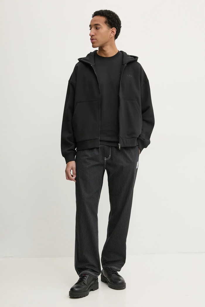adidas Originals bluza bawełniana Essential JC9579 czarny SS25