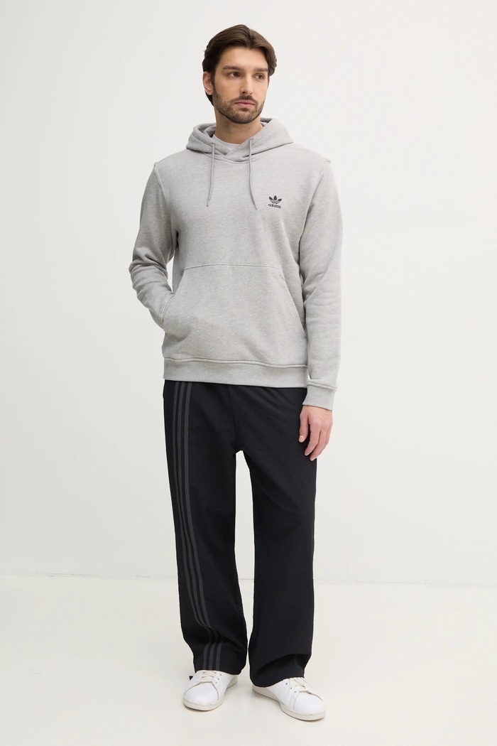 adidas Originals Хлопковая кофта adidas Originals Essential JD2405 серый SS25