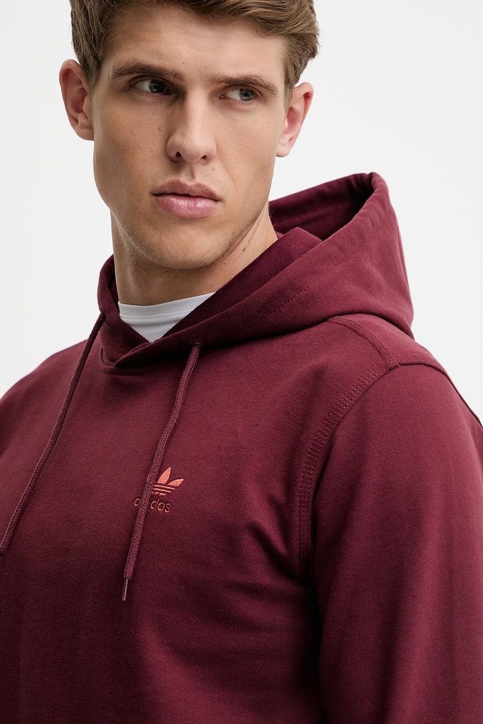adidas Originals bluza bawełniana Essential bordowy JD2409