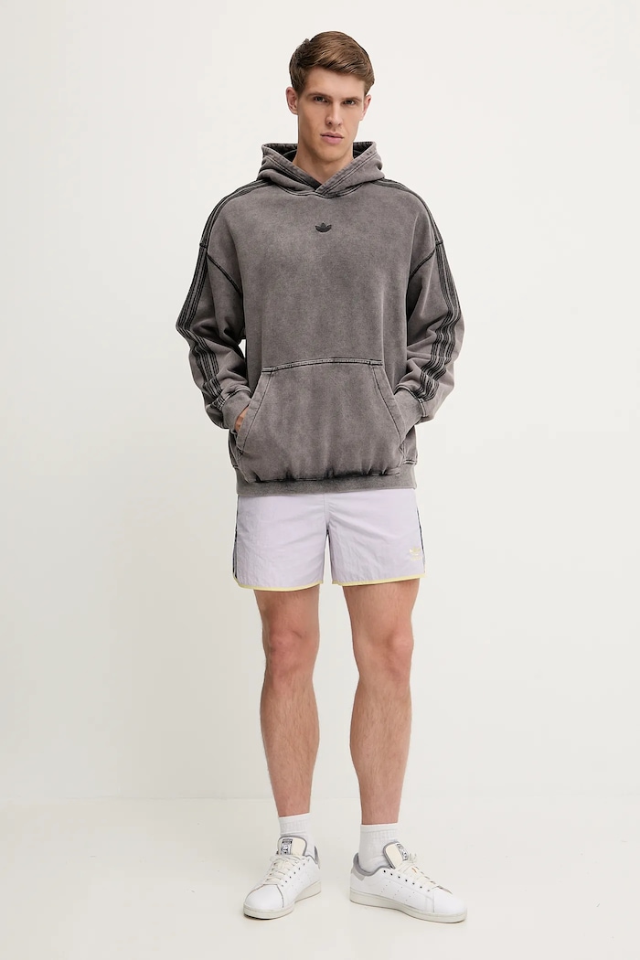 adidas Originals Bluza bawełniana Essential JD0245 szary AW25