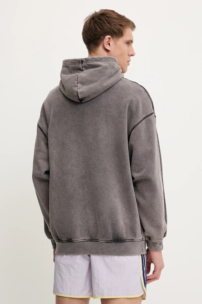 Odzież adidas Originals Bluza bawełniana Essential JD0245 szary