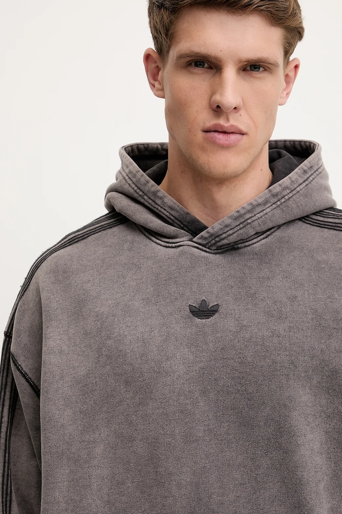 Bluza bawełniana Essential adidas Originals JD0245 szary