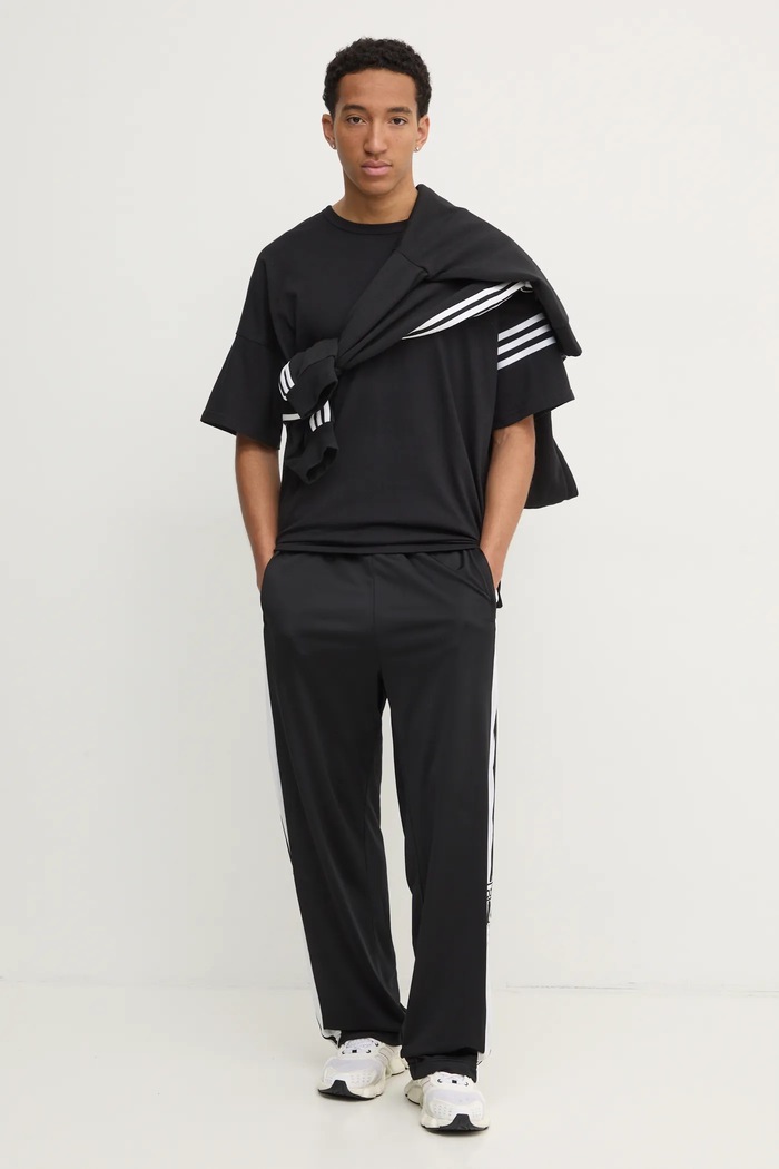 adidas Originals bluza BAGGY HOODIE JC6251 czarny AW25