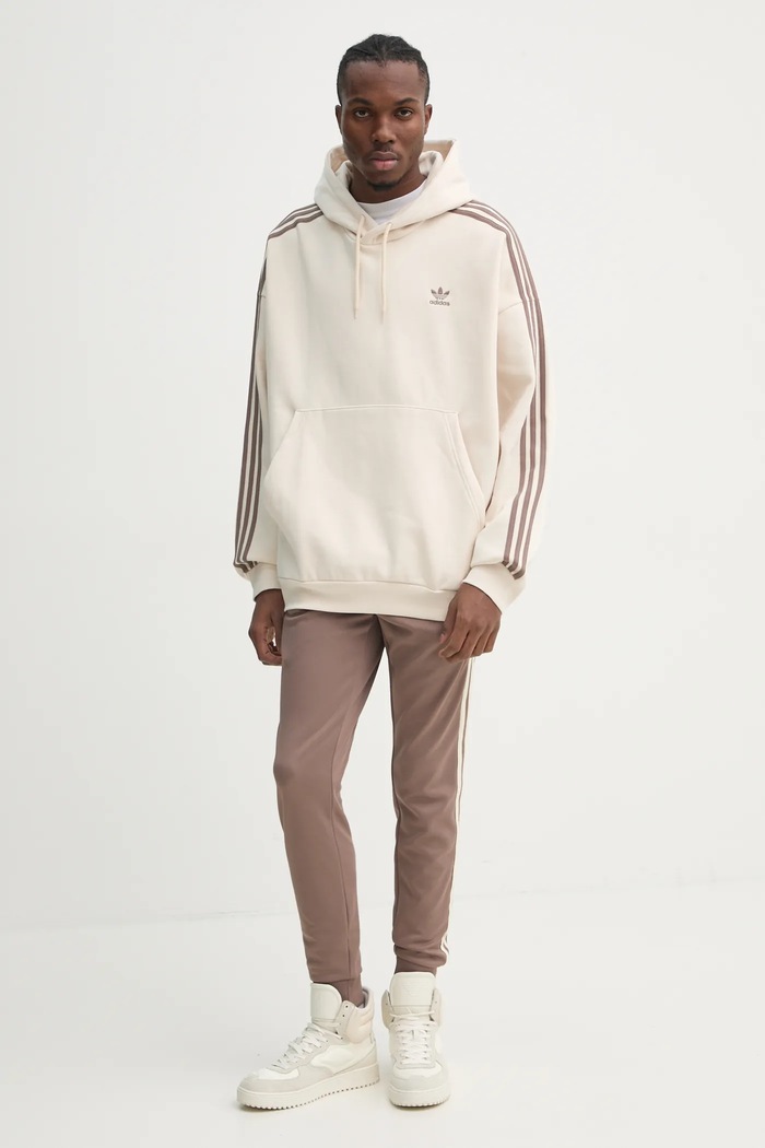 Суичър adidas Originals BAGGY HOODIE JP1073 бежов SS25