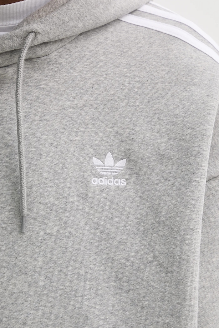 Mikina adidas Originals BAGGY HOODIE JP1076 šedá