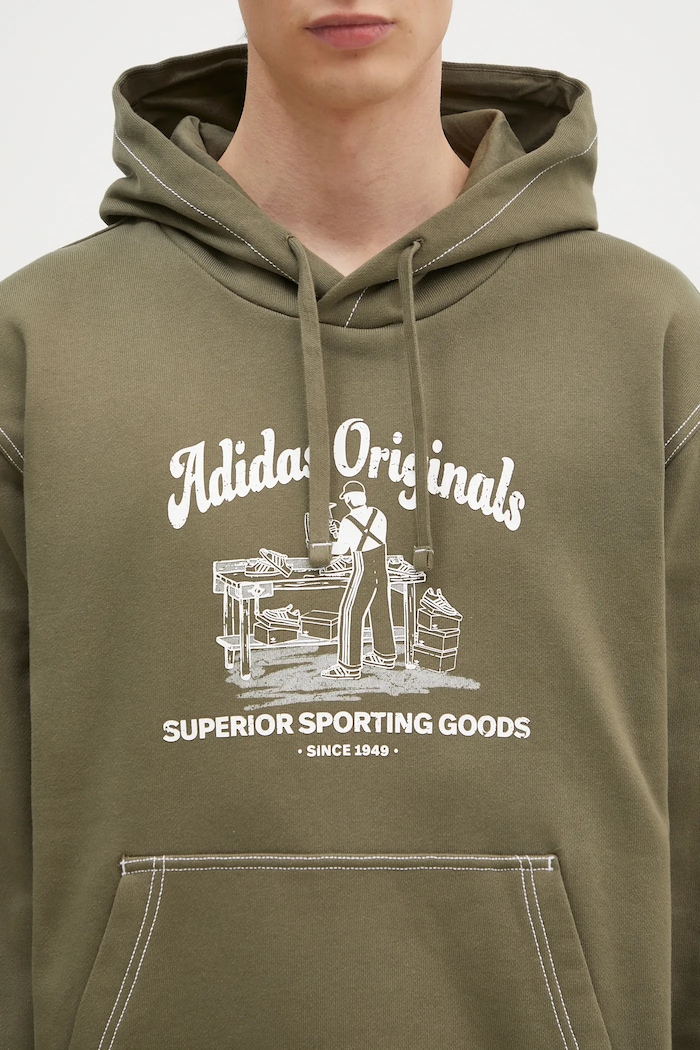 adidas Originals cotton sweatshirt Wabash green JP4482