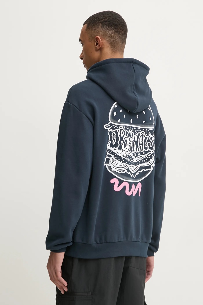 Oblečení Mikina adidas Originals Q12 TS HOOD BU JN5694 námořnická modř