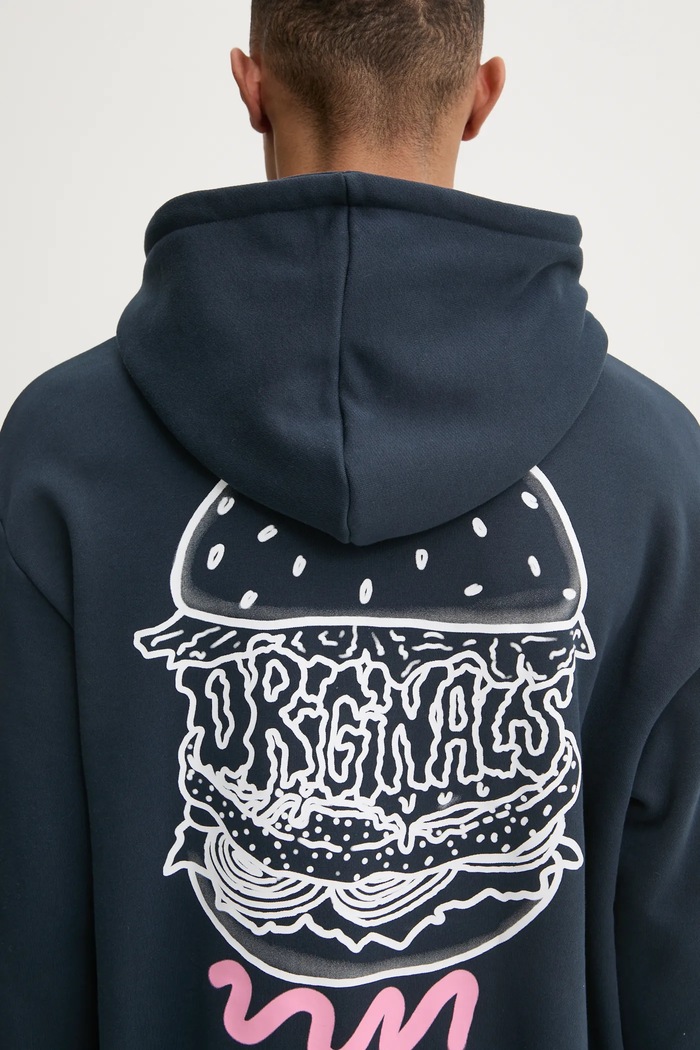 Mikina adidas Originals Q12 TS HOOD BU JN5694 námořnická modř