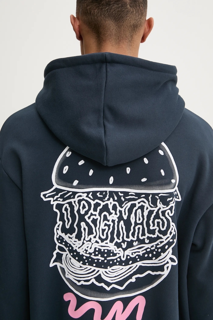 Mikina adidas Originals Q12 TS HOOD BU JN5694 námořnická modř