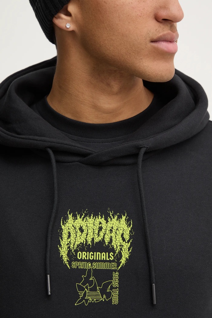 adidas Originals bluza bawełniana Q12 TS DEATH ho JN5703 czarny