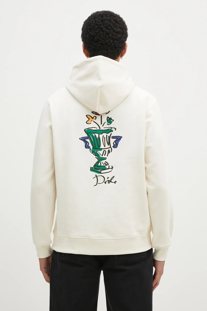 Одяг Бавовняна кофта Drôle de Monsieur Le Hoodie Vase F.HO174.CO127.CM бежевий