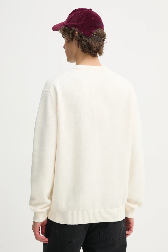 Oblečení Vlněný svetr Drôle de Monsieur Le Pull Slogan Vignes F.PO178.WO023.CM béžová
