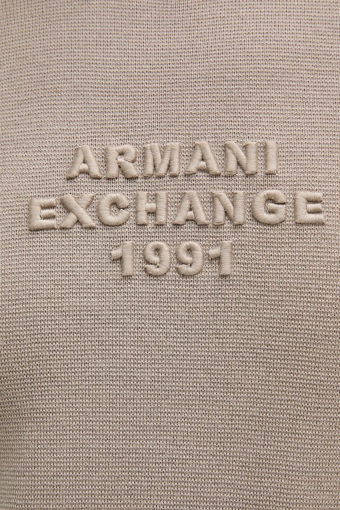 Sweter wełniany Armani Exchange beżowy XM000694.AF11982