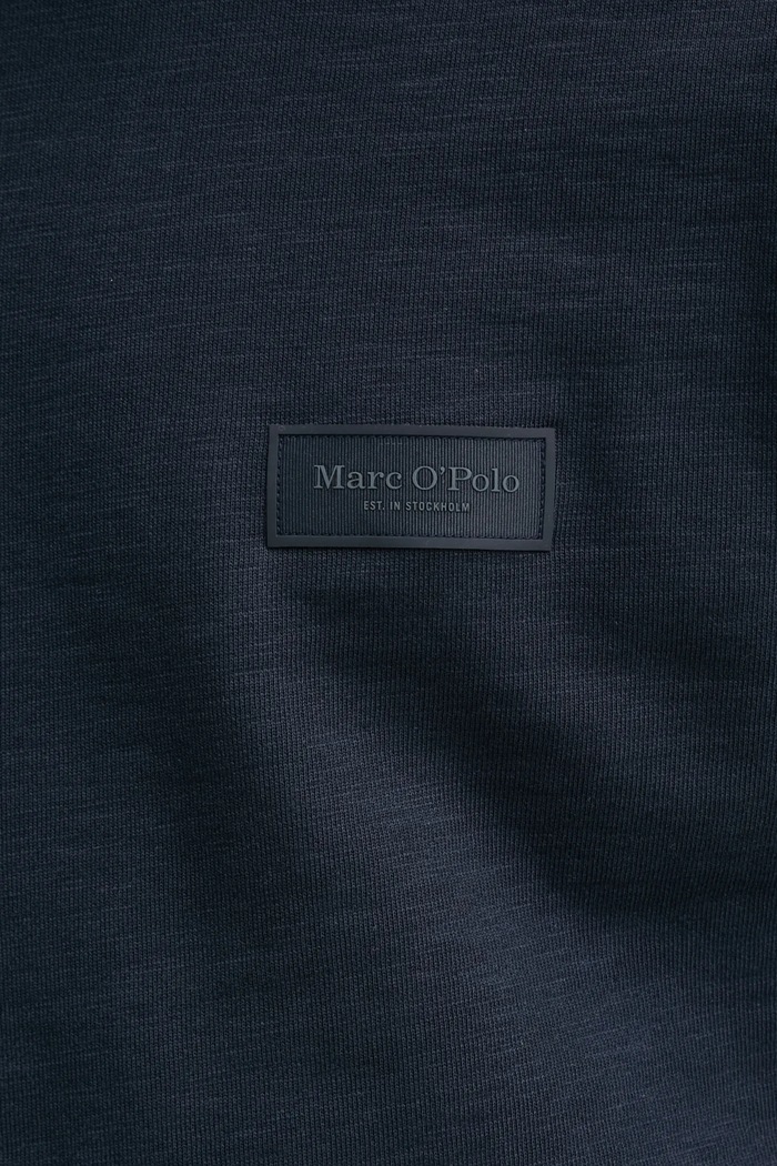 Βαμβακερή μπλούζα Marc O'Polo 520401554054 σκούρο μπλε