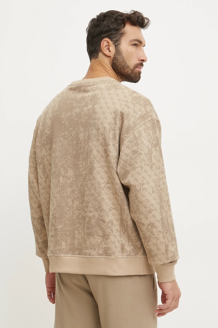 Abbigliamento Guess felpa in cotone GOTAM Z5RQ17.K9YI1 beige