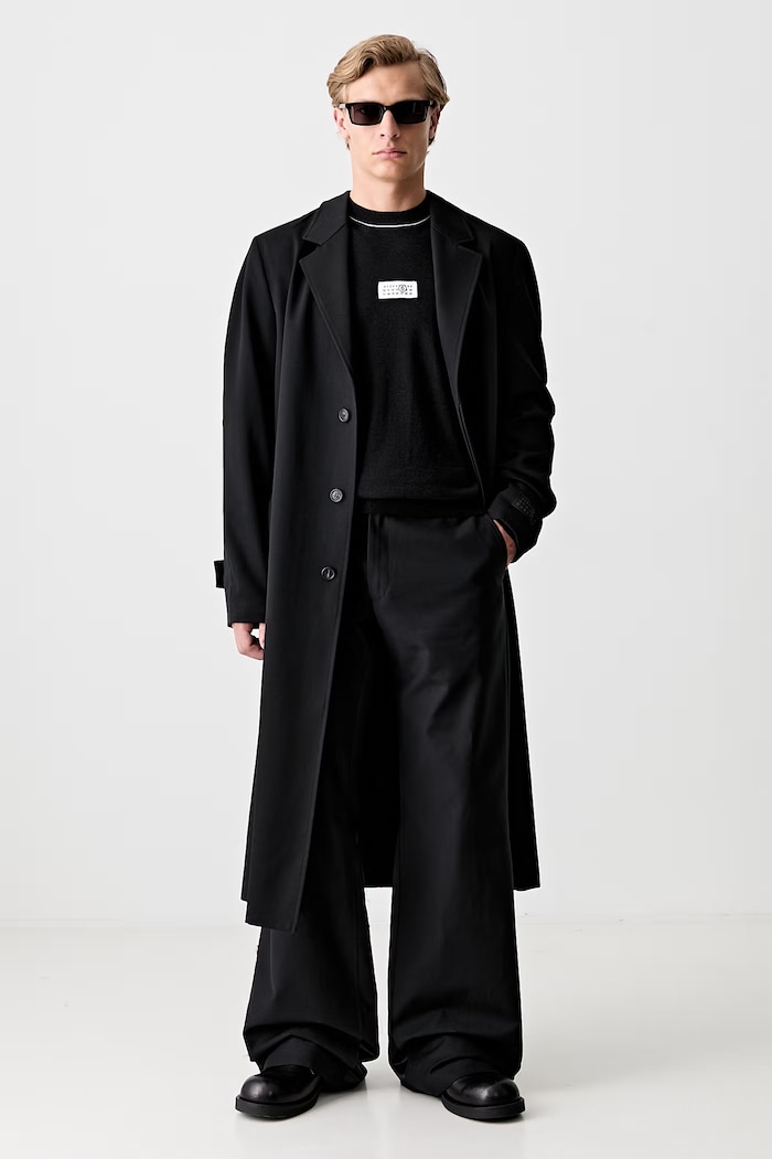 MM6 Maison Margiela sveter s vlnou pánsky SH0HL0017 čierna