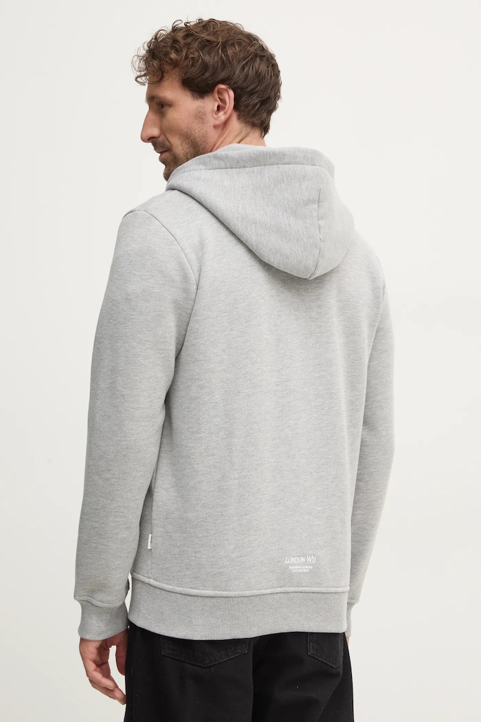 Odzież Pepe Jeans bluza DAMIAN ZIP PM582752 szary